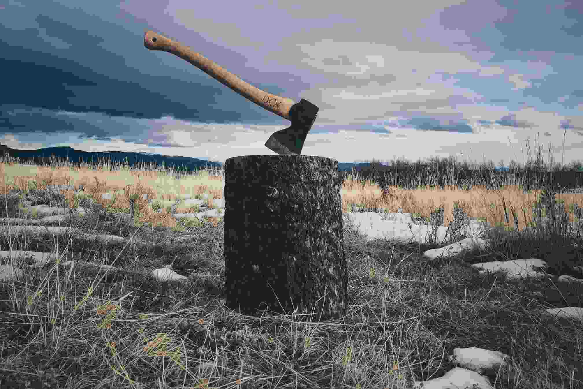 axe at the root of the tree
